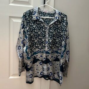 Johnny Was Long Sleeve Boho Tunic